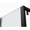 Marenza Neptune Douchecabine - 130x80cm - met schuifdeur - 8mm veiligheidsglas - anti kalk - mat zwart SW699938