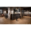 ÉCHANTILLON Marazzi Treverk Trend Carrelage de sol et mural 25x150cm 10.5mm rectifié R9 porcellanato Rov Scuro SW976420