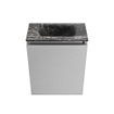 MONDIAZ TURE-DLUX Meuble toilette - 40cm - Plata - EDEN - vasque Lava - position centrale - sans trou de robinet SW1103954