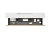 Saniclass Chaci Badkamermeubelset - 100x46x55cm - keramische wastafel wit - 1 wasbak - 1 kraangat - 2 lades - eiken SHOWROOMMODEL SHOW26276
