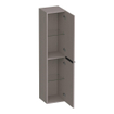 BRAUER Elevate armoire de salle de bains - 160x35x35cm - sans poignées rapportées - 2 portes - ouverture à gauche ou à droite - Timber Greige SW1200004