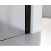 FortiFura Galeria inloopdouche - 140x200cm - mat glas - wandarm - mat zwart SW876795