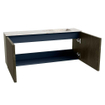 Mondiaz JOYA-DLUX 100cm toiletmeubel - kleur Shadow - Wastafel FAYE positie Rechts Zonder kraangat kleur Frappe. SW1422698