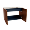Mondiaz JOYA-DLUX 60cm meuble de toilette - couleur Ruby - Vasque FAYE position Droite Sans trou de robinet couleur Nata SW1425420