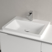 Villeroy & Boch Subway 3.0 Lavabo - 600 x 470 x 165 stone white mat (blanc) CeramicPlus - sans trop-plein - bord meulé SW702162