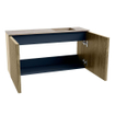 Mondiaz JOYA-DLUX 80cm meuble de salle de bains - couleur Dusk - Vasque FAYE position Droite 1 trou de robinet couleur Arena. SW1425749