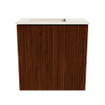 Mondiaz JOYA-DLUX Meuble de toilette 40cm - couleur Ruby - Vasque FAYE position Gauche Sans trou de robinet couleur Meli. SW1425327