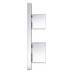 GROHE Grohtherm cube Kit de garniture pour mitigeur thermostatique encastré avec inverseur pour douche et baignoire chrome SW296682