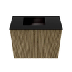 Mondiaz JOYA 50cm meuble de toilette - couleur Dusk - Vasque FAYE position Gauche Sans trou de robinet couleur Urban. SW1421717