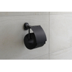 Duravit Starck T Porte-rouleau de toilette - avec couvercle - noir mat SW297081