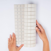 La Mosaic Factory London carreau mosaïque - 30x30cm - carrelage mural et de sol - Carré - Porcelaine Blanc Mat SW104831