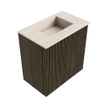 Mondiaz JOYA-DLUX Meuble de toilette 40cm - couleur Shadow - Lavabo FAYE position Milieu Sans trou de robinet couleur Meli. SW1424878