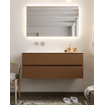 Mondiaz VICA ensemble de meuble de salle de bain - 120cm - meuble sous-vasque reposant - 2 tiroirs - lavabo cloud gauche - sans trou de robinet version XL 60cm de haut SW1089767