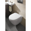 Villeroy & Boch Subway 2.0 WC suspendu compact sans bride Directfluxh 35.5x48cm avec abattant Blanc SW762027