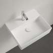Villeroy & Boch Memento 2.0 lavabo - pour porte-serviettes 50x42cm - sans trop-plein 1 trou de robinet blanc SW358404