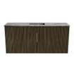 Mondiaz JOYA-DLUX 90cm meuble de salle de bains - couleur Shadow - Vasque FAYE position Milieu 1 trou de robinet couleur Sombra. SW1425202