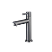Fugaflow Efficiente Pietra Ensemble lave-mains - 40x21.5x12cm - gauche - lisse - semi‑rond - 1 trou de robinet - céramique - robinet de lave-mains gunmetal - bonde - siphon bas - blanc brillant SW1442403