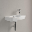 Villeroy & Boch O.novo lave-mains 50x25cm - avec 1 trou de robinet avec trop-plein CeramicPlus blanc SW448396