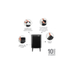 Brabantia Bo Hi Poubelle - 7 litres - seau intérieur en plastique - noir mat SW1117398