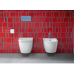 Duravit Starck Me bidet mural compact 37x48cm avec trou de robinet avec trop-plein m. WG blanc mat SW358202