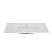 Saniclass Chaci Lavabo - 100x46x14cm - 1 trou de robinet - céramique - blanc SW718718