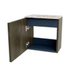 Mondiaz JOYA-DLUX Meuble de salle de bains 40cm - couleur Shadow - Vasque FAYE position Droite Sans trou de robinet couleur Nata SW1424944