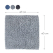 Sealskin Misto Tapis de toilette 2.5x60x60cm chenille gris moyen SW71616