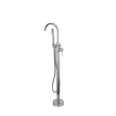 Fortifura Calvi vrijstaande badkraan 107.8cm met handdoucheset chroom - OUTLET UDEN (beschadigd) STORE31107