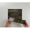 Terravito Dalmira wandtegel - 7.5x30cm - 8.6mm - Rechthoek - Antraciet glans SW159344