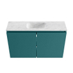 MONDIAZ TURE-DLUX Meuble toilette - 80cm - Smag - EDEN - vasque Opalo - position centrale - 1 trou de robinet SW1104535