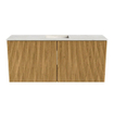 Mondiaz JOYA-DLUX 90cm toiletmeubel - kleur Oak - Wastafel FAYE positie Midden 1 kraangat kleur Ostra. SW1422235