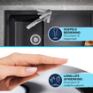 GROHE StartGo Keukenkraan - laag - chroom SW706609