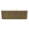 Mondiaz JOYA-DLUX 123.2cm toiletmeubel - ronding links en rechts kleur Dusk - Wastafel FAYE positie Midden Zonder kraangat kleur Nata. SW1425950
