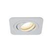 QAZQA Alberto Inbouwspot set - 1 spot - 9x11.2cm - inclusief dimbare led lamp - IP44 - Vierkant - Wit SW1477248
