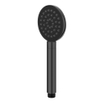 IVY Pact Ensemble de douche pluie - encastré - symmetry - inverseur d’arrêt 2 voies - bras de plafond 30 cm - pomme de douche principale medium 30 cm - barre de douche avec sortie - flexible de douche 150 cm - douchette satin spray - Chrome noir PVD SW1036364