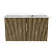 Mondiaz JOYA-DLUX 70cm toiletmeubel - kleur Dusk - Wastafel FAYE positie Midden Zonder kraangat kleur Opalo. SW1423318