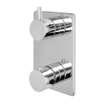 Wiesbaden Caral Ensemble de finition thermostat encastré 2 voies chrome SW62492