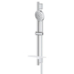 GROHE Precision Feel Doucheset - thermostatische douchekraan - 31.3cm - Vitalio Joy glijstangset - 60cm - ronde handdouche - 3 straalsoorten - chroom SW1565487