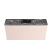 MONDIAZ TURE-DLUX meuble WC 100 cm Rosee. Lavabo EDEN Lava position centrale. Avec 1 trou de robinet. SW1103972