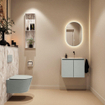 MONDIAZ TURE-DLUX 60cm toiletmeubel Greey. EDEN wastafel Glace positie rechts. Zonder kraangat. SW1103297