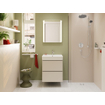 Hansgrohe Xarita Lite Q Spiegel - 60x70cm - led verlichting - Verticaal - wandschakelaar - Mat wit SW1165020