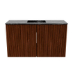 Mondiaz JOYA-DLUX Meuble de toilette 70cm - couleur Ruby - Lavabo FAYE position Milieu Sans trou de robinet couleur Lava SW1423661