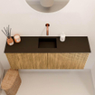 Mondiaz JOYA 100cm toiletmeubel - kleur Oak - Wastafel FAYE positie Midden Zonder kraangat kleur Urban. SW1421185