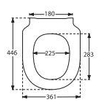 Villeroy & Boch Subway 3.0 closetzitting - ovaal met qr en sc white SW1387528