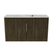 Mondiaz JOYA-DLUX 70cm toiletmeubel - kleur Shadow - Wastafel FAYE positie Midden Zonder kraangat kleur Glace. SW1422757
