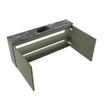 MONDIAZ TURE-DLUX Meuble toilette - 120cm - Army - EDEN - vasque Lava - position centrale - sans trou de robinet SW1103689