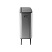 Brabantia Bo Touch Bin Hi Afvalemmer - 2x30 liter - 2 kunststof binnenemmers - matt steel fingerprint proof SW1117307