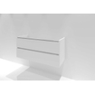 HR badmeubelen Infinity Meuble sous-lavabo - 120x44.8x55cm - 2 tiroirs - sans poignées - découpe de siphon simple blanc brillant SW462495