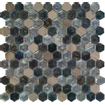 Dune Materia Mosaics Mozaiektegel 29x30cm Kassiani 8mm Mat/glans Bont Multicolor SW798691