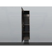 Saniclass Exclusive Line Kera 160cm hoge kast black wood SW10270